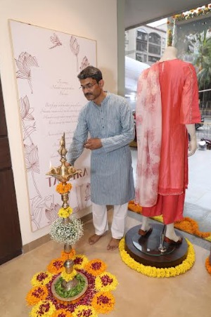 Ambuj Narayan, CEO, Taneira at the launch of the brand’s new store in Andheri West, Mumbai