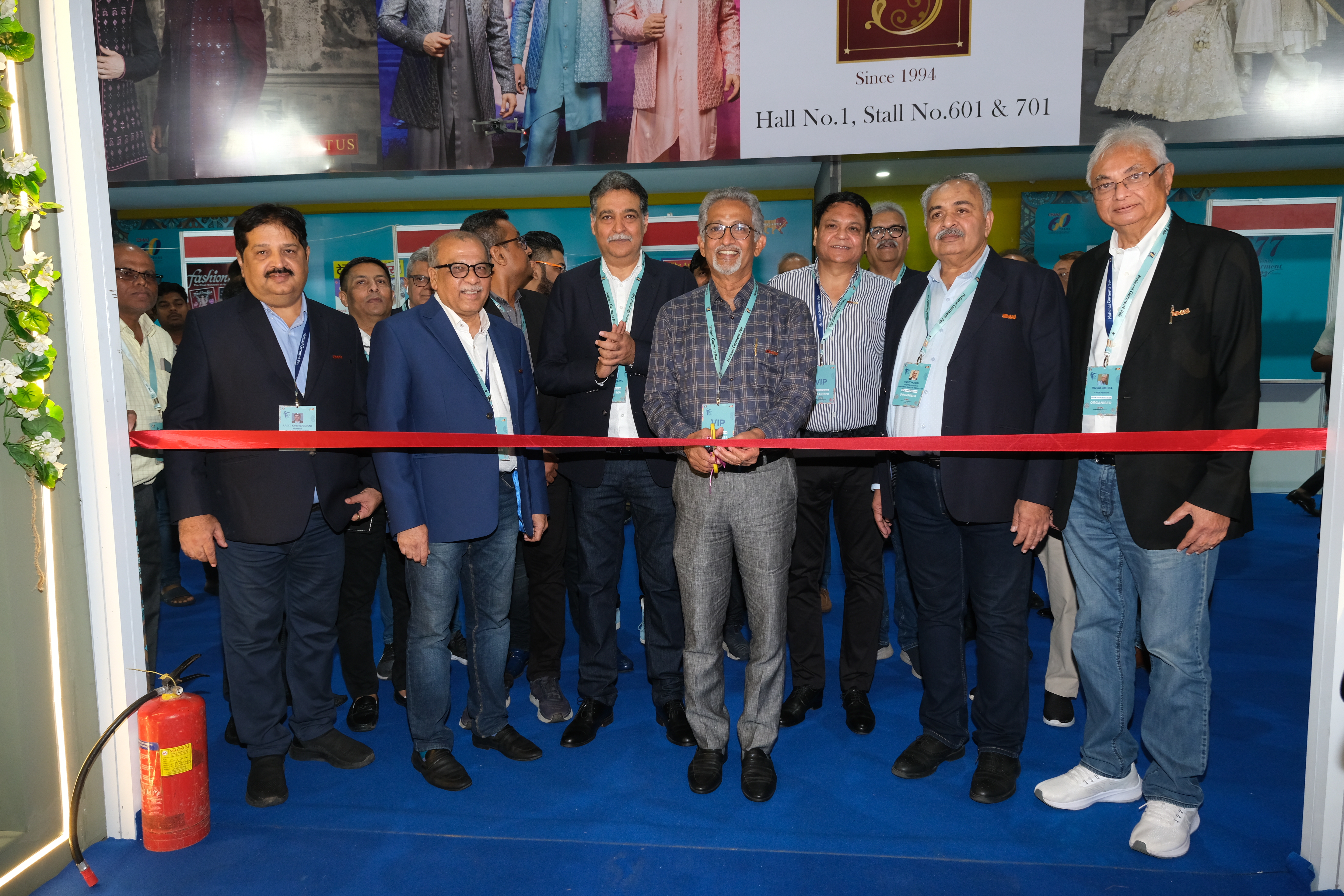 BS Nagesh Founder TRRAIN and Chairman Shoppers Stop Inaugurating CMAI National Garment Fair 2023