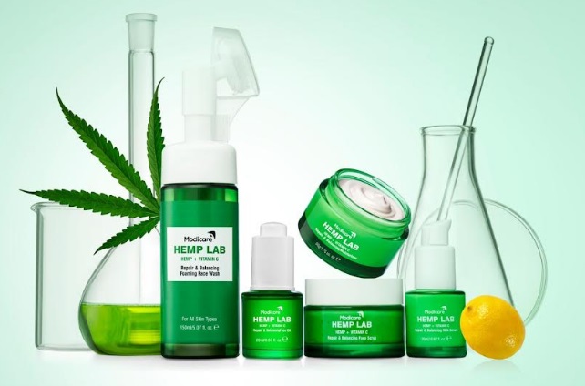 Modicare Hemp Lab range - a holistic skincare solution enriched with Hemp Seed Oil & Vitamin C, designed for repair & balance