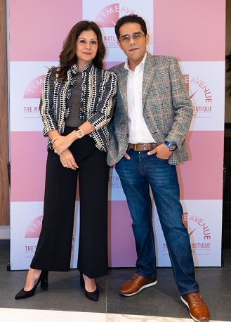 Viraal Rajan and Nikki, Director of Time Avenue