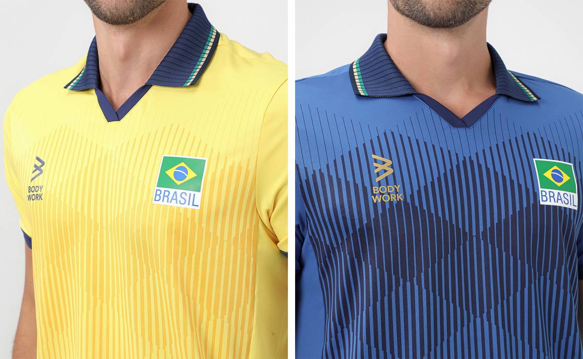 Body Work, a fitness brand from Riachuelo, has revealed the official Brazilian Volleyball team shirts for the 2024 Summer Games. The fabric blends two technologies from The LYCRA Company: 92% COOLMAX® EcoMade fiber made from pre-consumer textile waste and 8% LYCRA fiber to help keep athletes cool, dry, and moving freely.