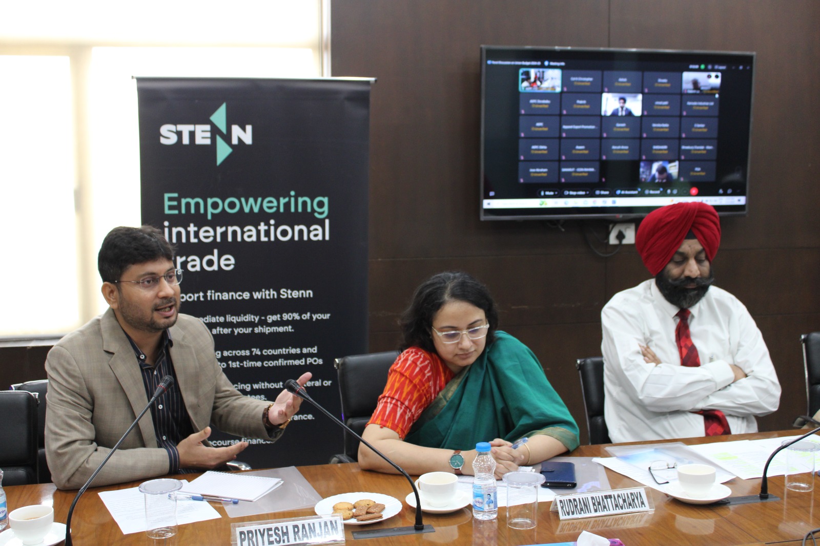 Priyesh Ranjan, Senior Director, Sales & Partnerships- India, Stenn Technologies along with the panelists