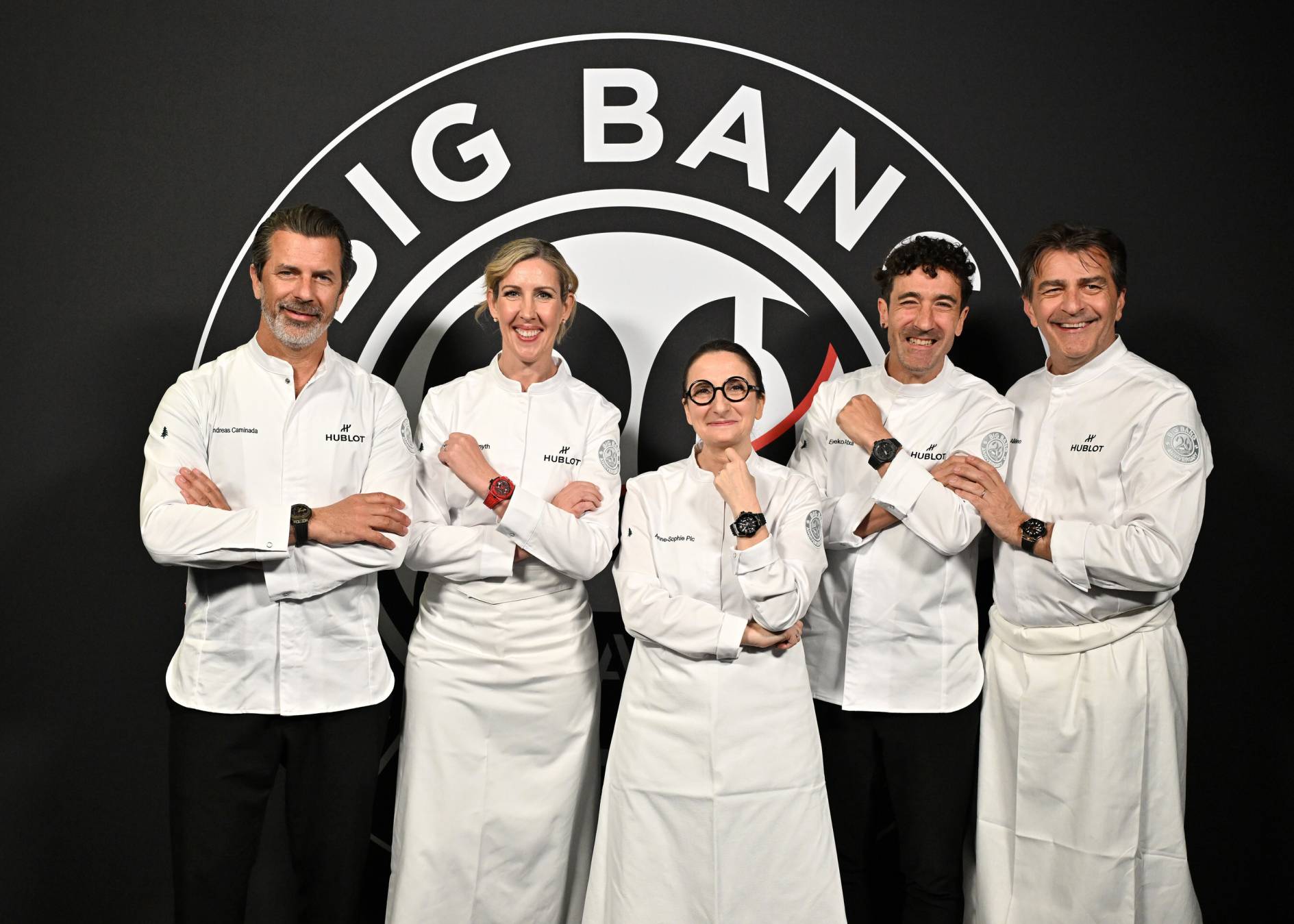 Hublot: Eneko Atxa, Clare Smyth, Anne-Sophie Pic, Andreas Caminada and Yannick Alleno