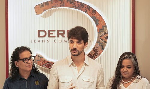 (L-R) Vijay Kapoor, MD, Derby; Film Actor Gautham Ram Karthik; Rakhi Kapoor, Founder, Dwi