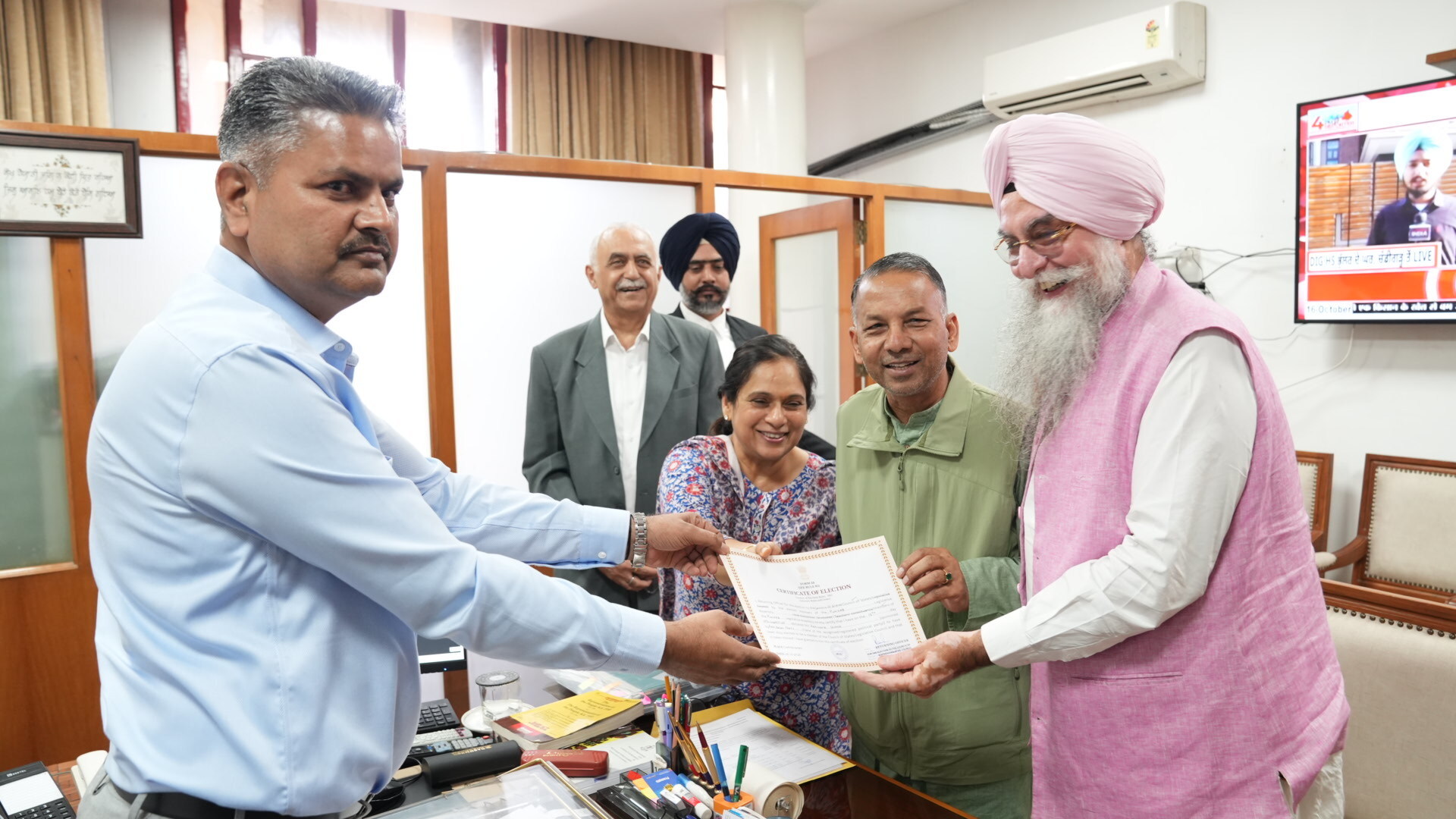 Padma Shri Rajinder Gupta, Emeritus Chairman of Trident Group, Elected Unopposed to Rajya Sabha from Punjab