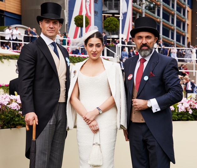 A distinguished presence at Royal Ascot with Henry Cavill and Sara Ali Khan