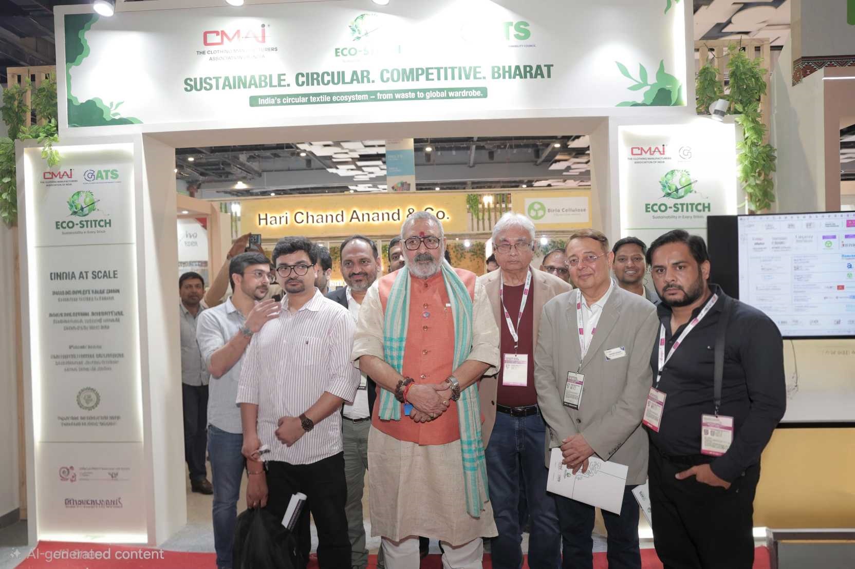 Shri Giriraj Singh, Hon'ble Minister of Textiles at Sustainability Impact Hub by CMAI & GATS