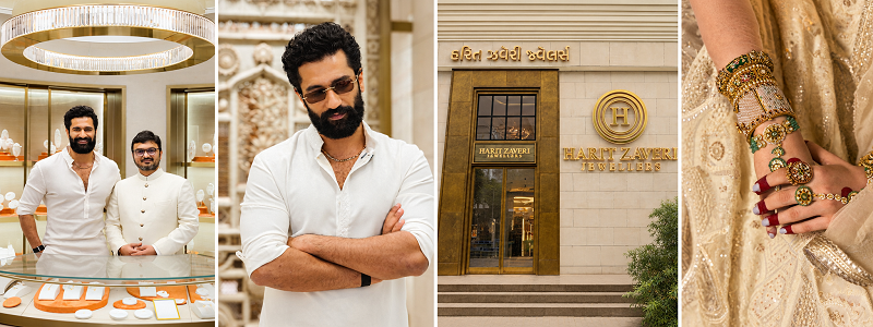 Vicky Kaushal joins founder Harit Zaveri to inaugurate the new Harit Zaveri Jewellers Flagship in Surat